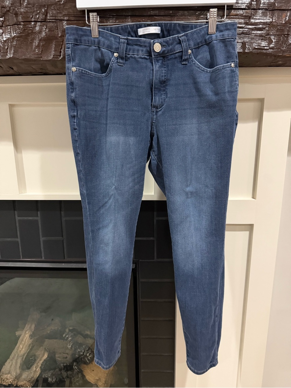 LC Lauren Conrad Super Skinny Jeans Size 14 Medium Wash